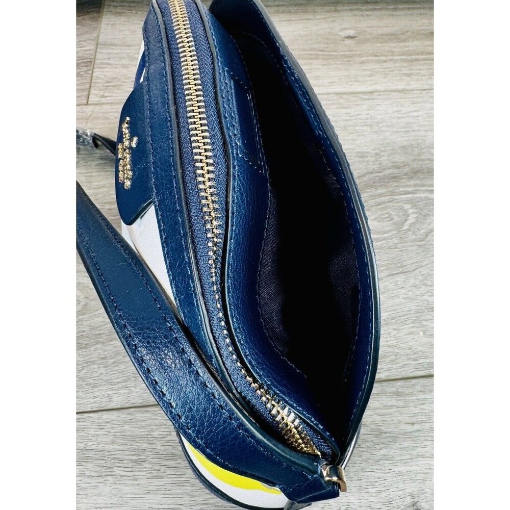 Kate Spade New York Sylvia Lemon Zest XL Dome Crossbody Bag NWT Saffiano Leather - Picture 10 of 16